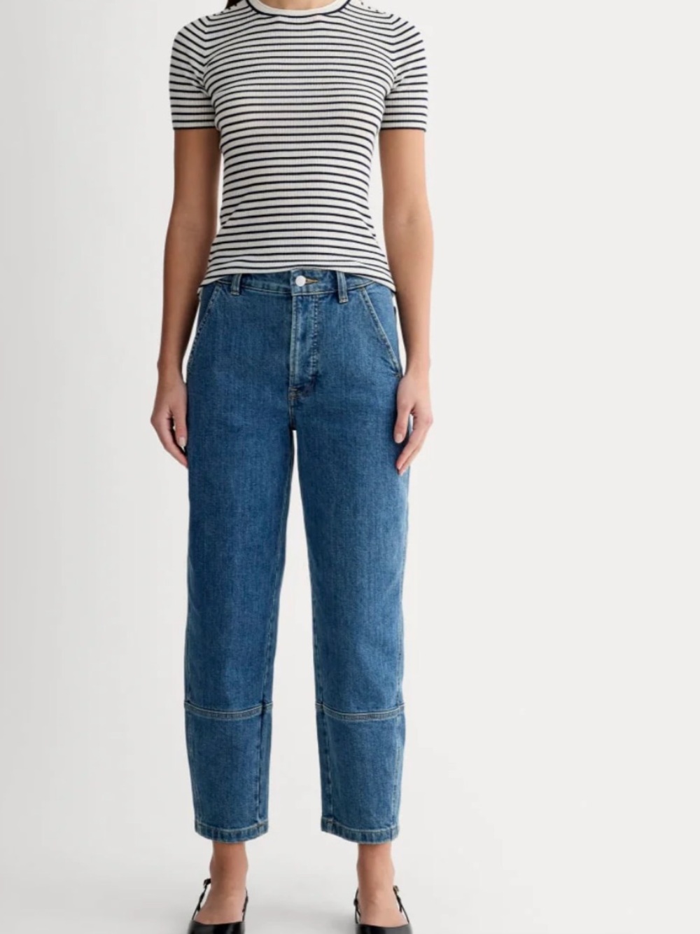 Everlane Utility Barrel Crop Jean